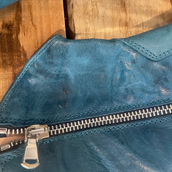 Free People Brayden Western Boot NWOT in Petrol Blue Size 37.5 (US 7) - Picture 12 of 13